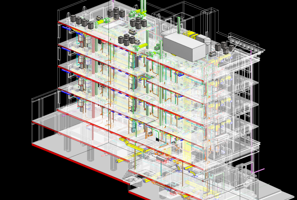 BIM coordination model for construction project