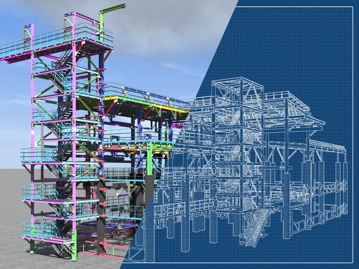 BIM coordination model for construction project